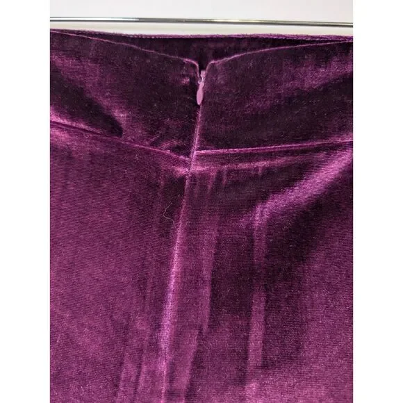 Maya Moda Velvet Maxi Skirt Size Small Purple Rhinestone Waist Formal Whimsigoth - Picture 6 of 8